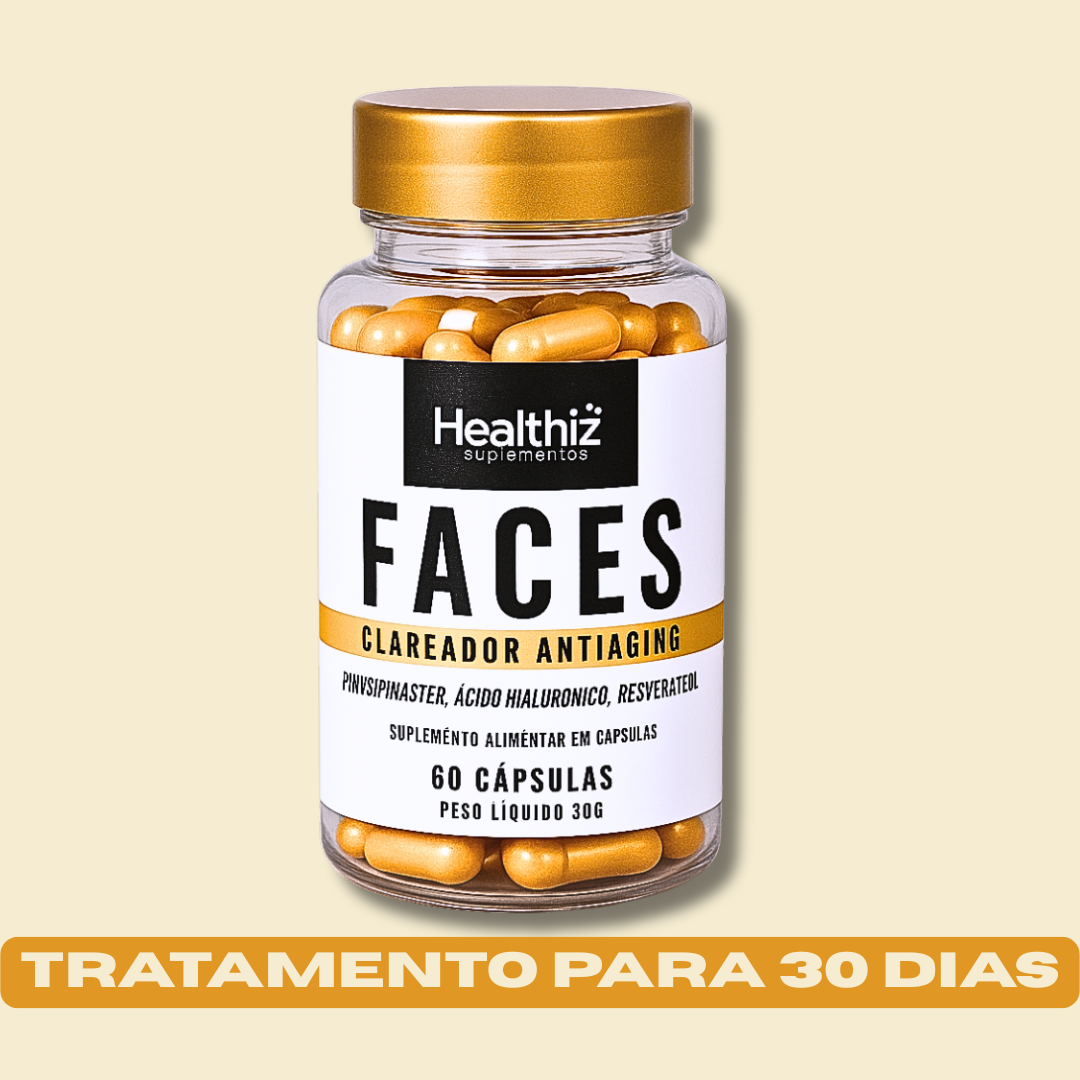 Faces Healthiz com Ácido Hialurônico – 30 dias