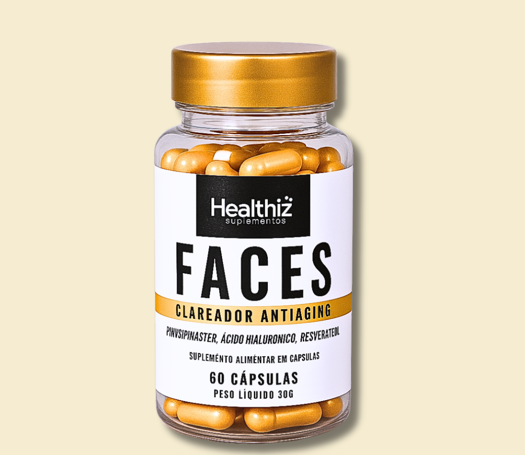 Faces Healthiz com Ácido Hialurônico – 30 dias