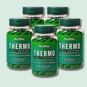 Healthiz Thermo - Termogênico para Controle de Peso e Compulsão | Tratamento Completo de 150 Dias