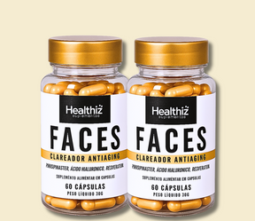 Facial Faces Healthiz com Ácido Hialurônico – 60 Dias