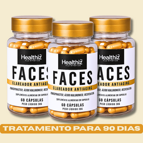 Facial Faces Healthiz com Ácido Hialurônico – 90 Dias