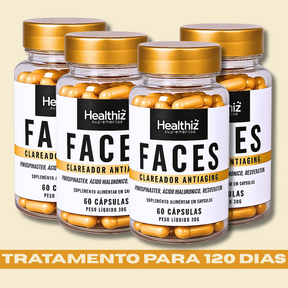Facial Faces Healthiz com Ácido Hialurônico – 120 Dias