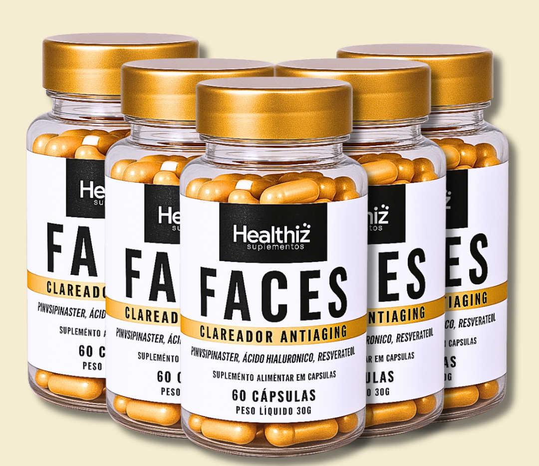 Faces Healthiz com Ácido Hialurônico – 150 Dias