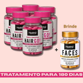 HairGO Healthiz – Cápsulas para Cabelos e Unhas – 180 Dias