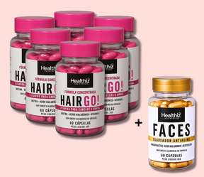 HairGO Healthiz – Cápsulas para Cabelos e Unhas – 180 Dias