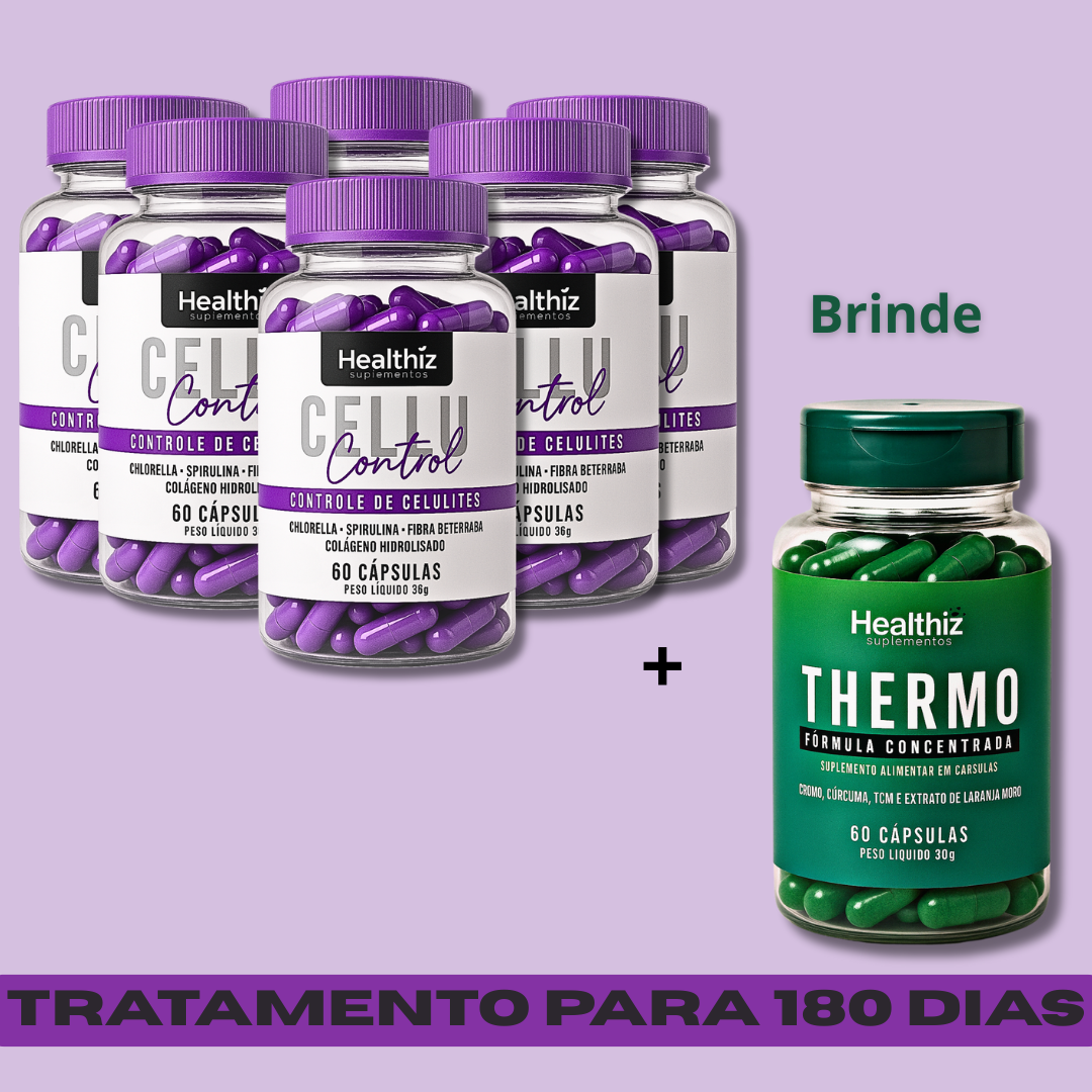 Cápsulas Cellu Control Healthiz – 180 Dias