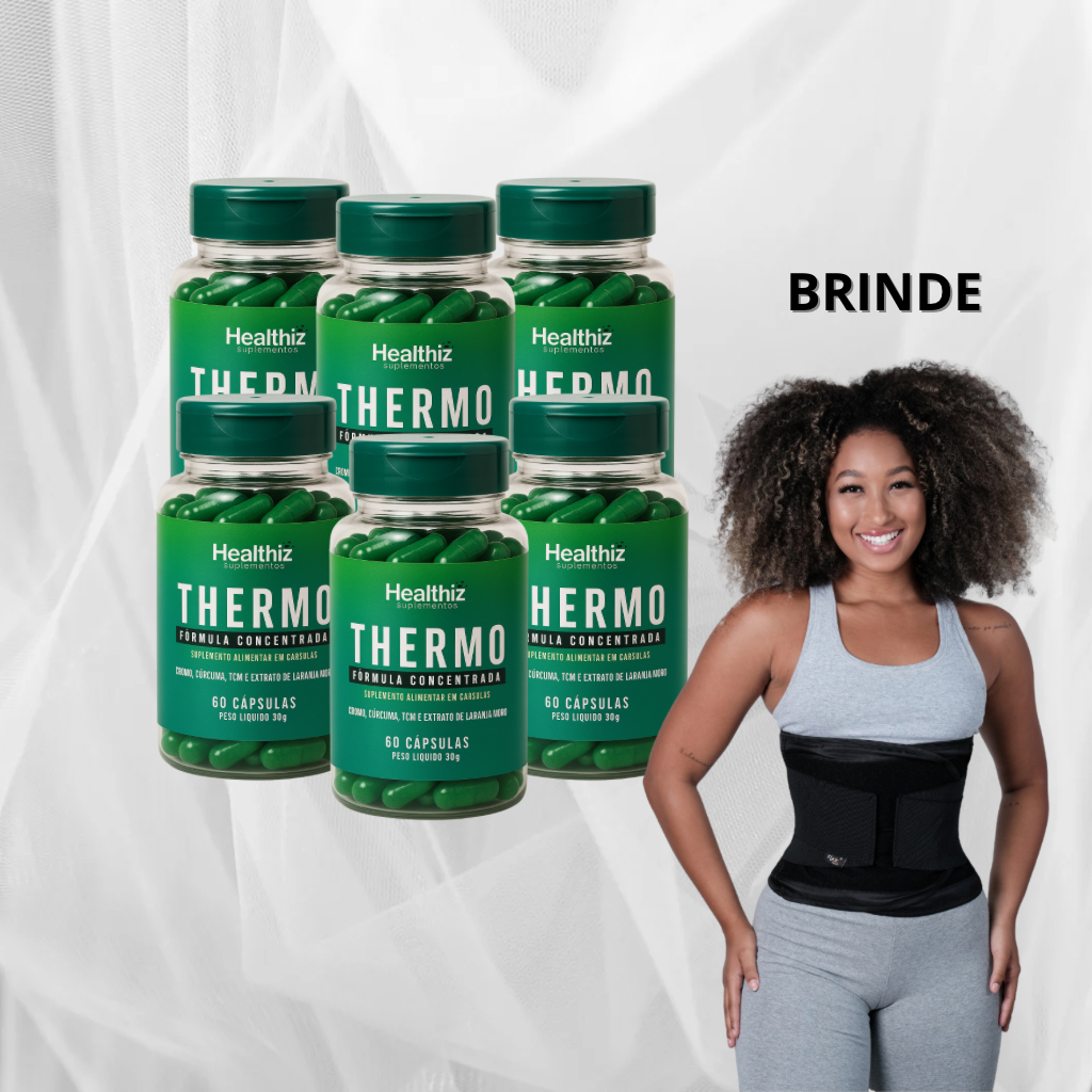 Healthiz Thermo - Termogênico em cápsulas - 180 dias