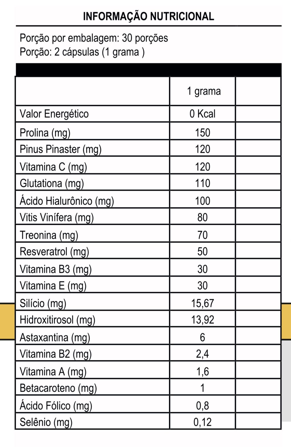 Facial Faces Healthiz com Ácido Hialurônico – 180 Dias