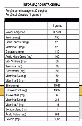 Facial Faces Healthiz com Ácido Hialurônico – 180 Dias
