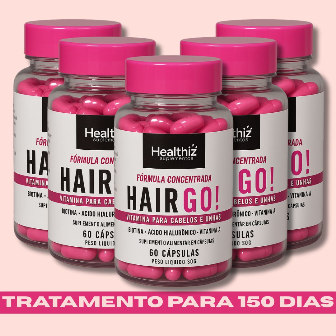 HairGO Healthiz – Cápsulas para Cabelos e Unhas – 150 Dias