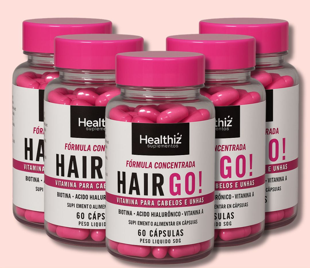 HairGO Healthiz – Cápsulas para Cabelos e Unhas – 150 Dias