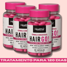 HairGO Healthiz – Cápsulas para Cabelos e Unhas – 120 Dias