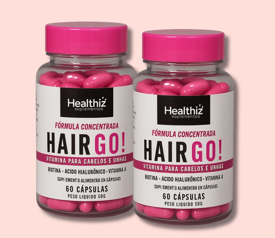 HairGO Healthiz – Cápsulas para Cabelos e Unhas – 60 Dias